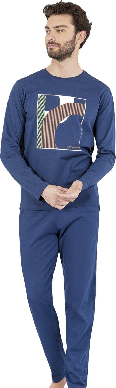 pierre cardin 100% Cotton Seasonal Printed Men's Pajama Set 