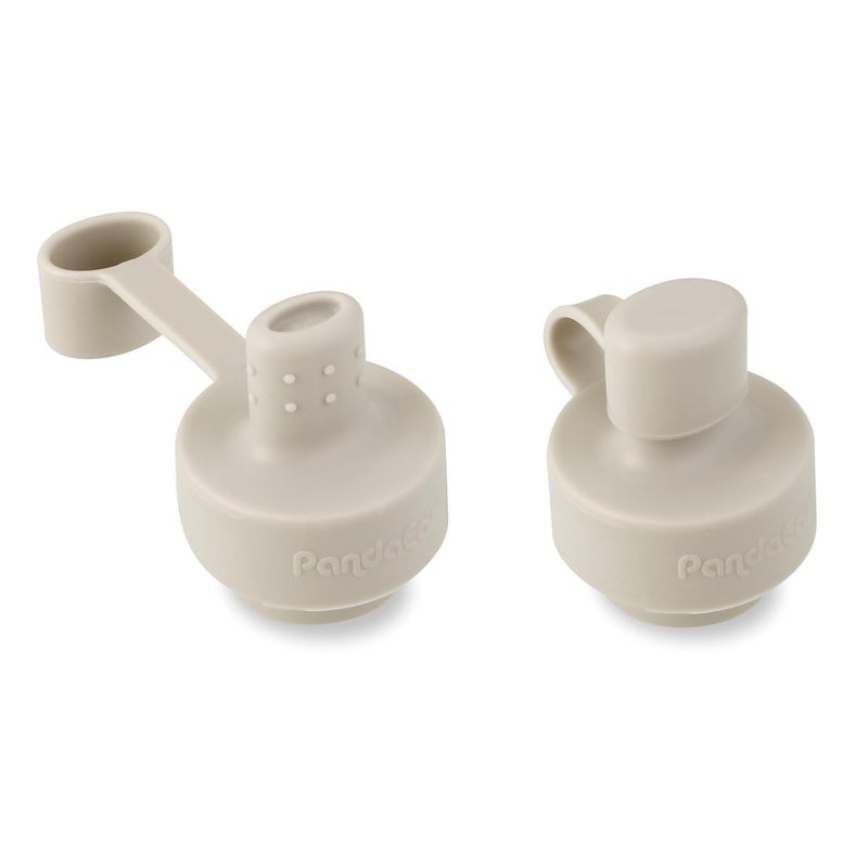 PandaEar 6 Pack Updated Silicone Water Bottle Cap Baby No Spill Bottles Top Spout Adapter for Toddlers Kids BPA Free  LeakProof Multicolor - Image 2