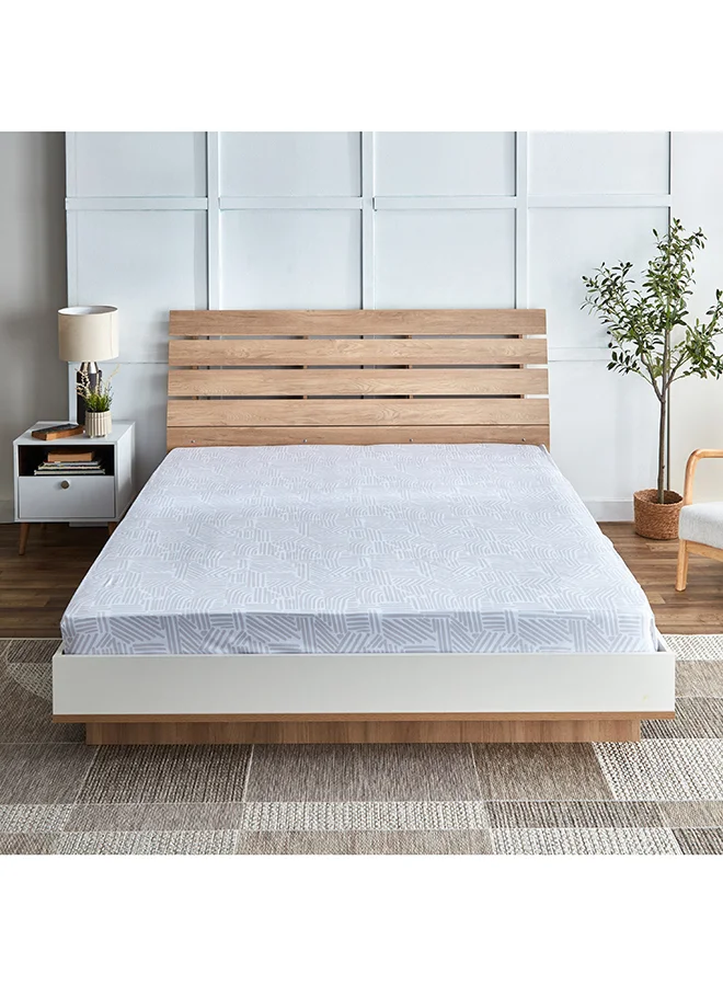 Home Box Albania Rico King Polycotton Fitted Sheet 200 x 25 x 180 cm
