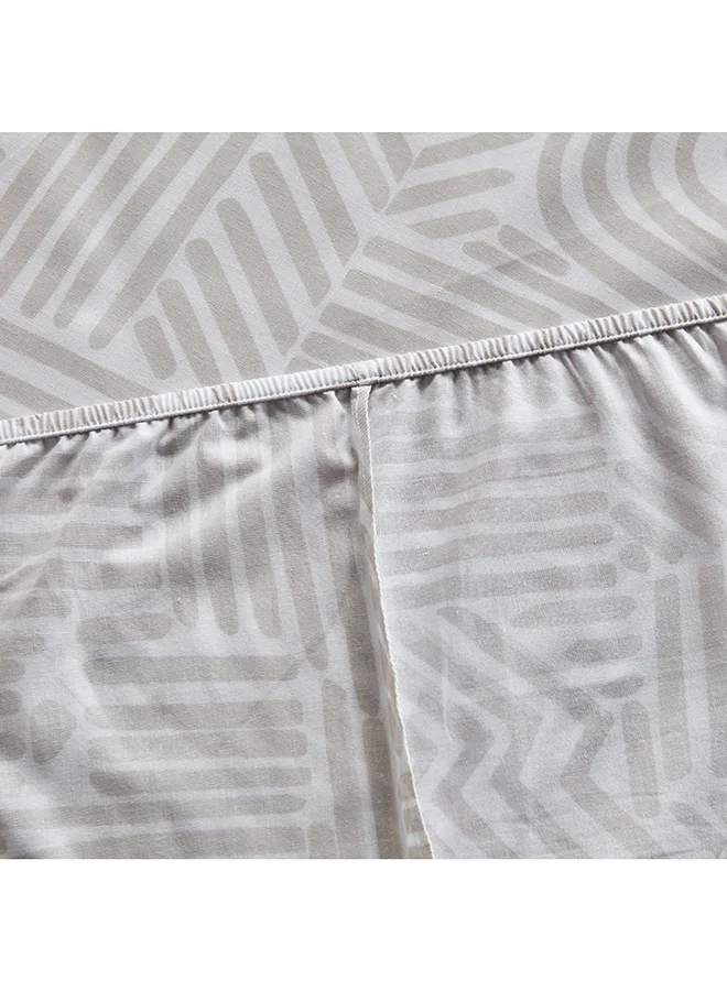 Home Box Albania Rico King Polycotton Fitted Sheet 200 x 25 x 180 cm