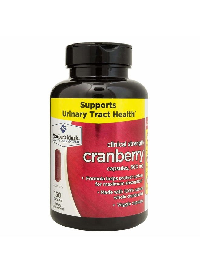 Member'S Mark Clinical Strength 500Mg Cranberry Dietary Supplement By