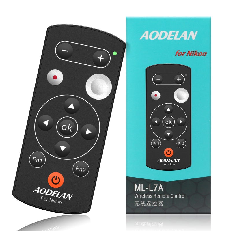 AODELAN Camera Wireless Shutter Release Remote Control for Nikon COOLPIX P1000 P950 B600 A1000 Z50 Z30 Z fc, Replaces Nikon ML-L7 - Image 1