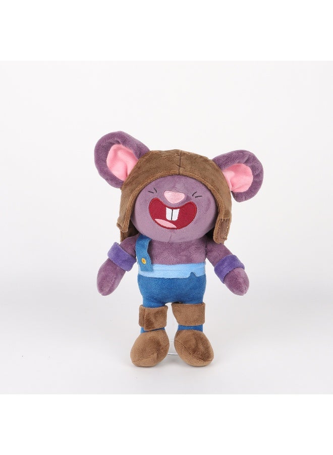 xozgdovg Brawl Stars Blind Mouse Plush Toy - Soft Stuffed Animal from Brawl Stars 