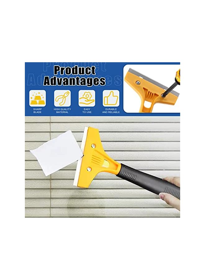 PROMASS promass 14Pcs Wallpaper Tools, Wallpaper Smoothing Tool Kit with Squeegee, Seam Roller, Wallpaper Brush, Craft Knife, Tape Measure for Wallpaper Hanging, Contact Paper, Vinyl Application  - Image 5