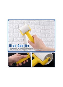 PROMASS promass 14Pcs Wallpaper Tools, Wallpaper Smoothing Tool Kit with Squeegee, Seam Roller, Wallpaper Brush, Craft Knife, Tape Measure for Wallpaper Hanging, Contact Paper, Vinyl Application  - Image 3