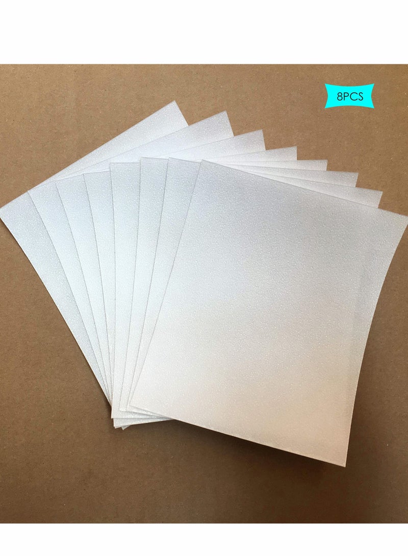 Y&D Sole Sticker  8 Pcs Crystal Clear Self-Stick Pads Protector Shoe Bottoms Slip Resistant Cover For Ladies Heels - Image 5