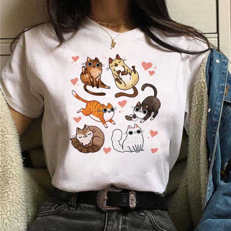 [Send On The Same Day] Supply T-Shirt Printed T-Shirt Women'S Short-Sleeved Women'S Clothing - Image 1