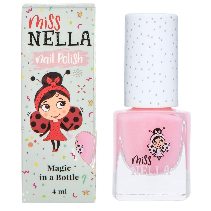 MISS NELLA CHEEKY BUNNY â€“ Safe Special baby pink Nail Polish for Kids, Non-Toxic & Odor Free Formula for Children and Toddlers, Natural Water Based for Easy Peel Off (Cheeky Bunny) - Image 1