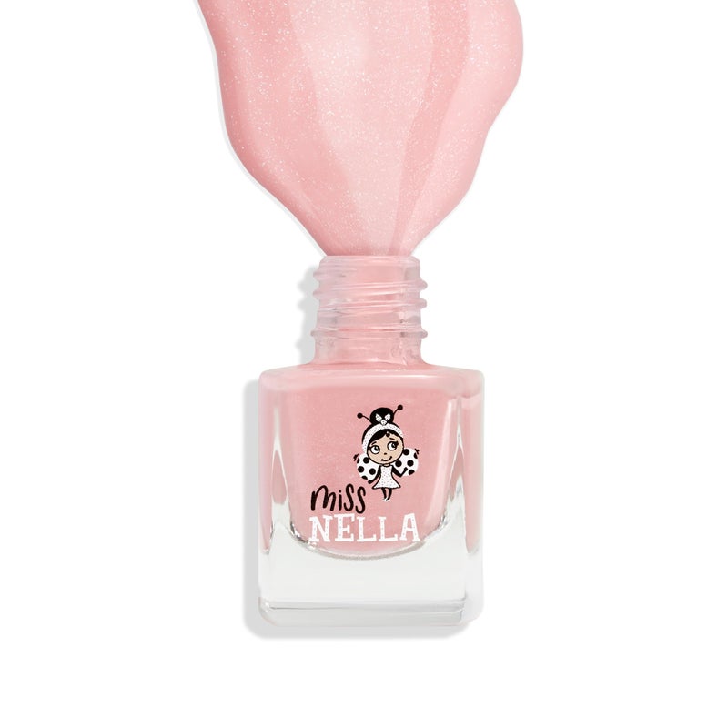 MISS NELLA CHEEKY BUNNY â€“ Safe Special baby pink Nail Polish for Kids, Non-Toxic & Odor Free Formula for Children and Toddlers, Natural Water Based for Easy Peel Off (Cheeky Bunny) - Image 5