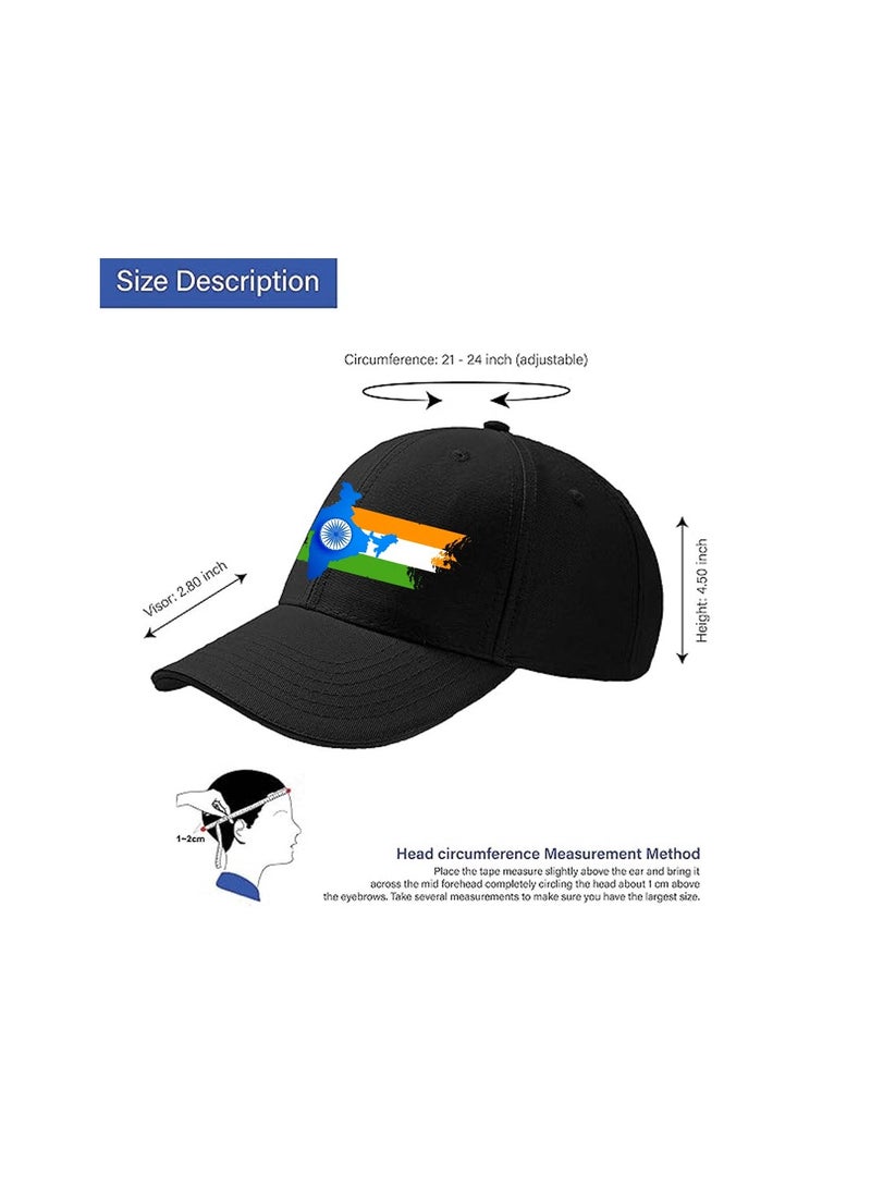 India Independence Day Baseball Cap for Men and Women with Metal Adjustable Buckle Closure – Perfect for Celebrating Independence Day – Great Accessory for Sporting Events - Image 5