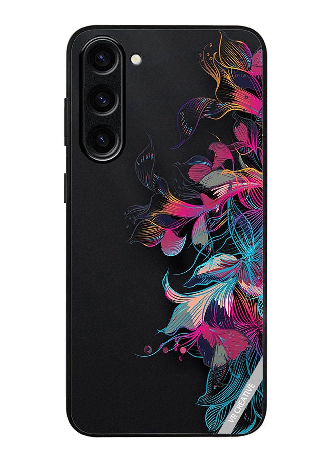 VR CREATIVE Protective Case Cover For Samsung Galaxy S23 Flower Design Multicolour - Image 1