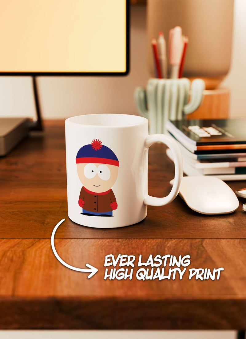 LOUD UNIVERSE White Ceramic Coffee Mug Stan Marsh South Park Ceramic Tea Cup - Image 2