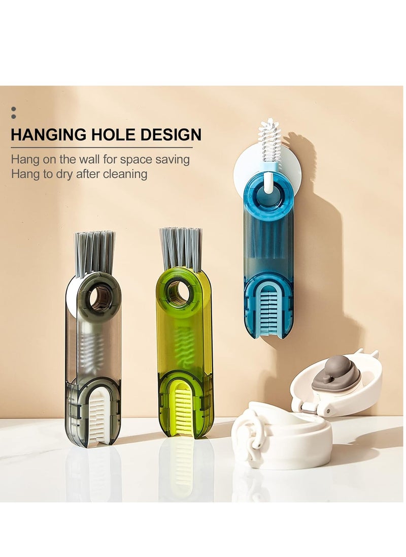 MOCOM 3 in 1 Multifunctional U-Shaped Cup Mouth Cleaning Brush, High-Density Bristles, Rotatable Groove Gap Cleaner, Feeding Bottle & Vacuum Cup Brush, Durable & Ergonomic Kitchen Cleaning Tool  - Image 4