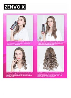 zenvo X Wireless Automatic Curling Iron – Rechargeable & Portable  - Image 2