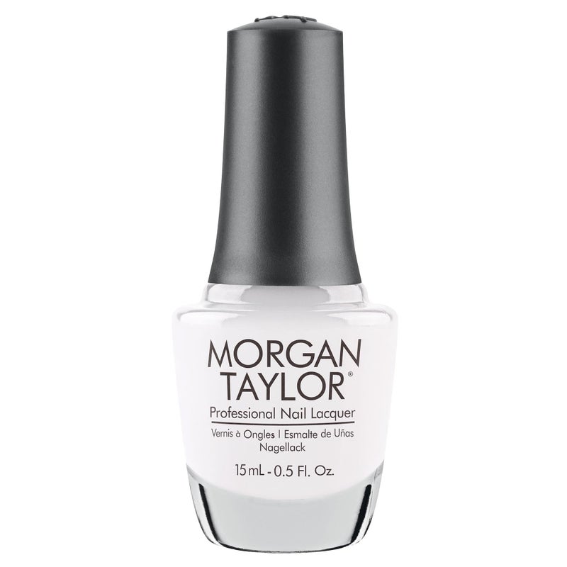 Morgan Taylor Nail Lacquer Magic Within Nail White Professional Lacquer Vibrant ChipResistant FastDrying LongLasting HighShine Perfect for Manicures  Pedicure 05 ounce