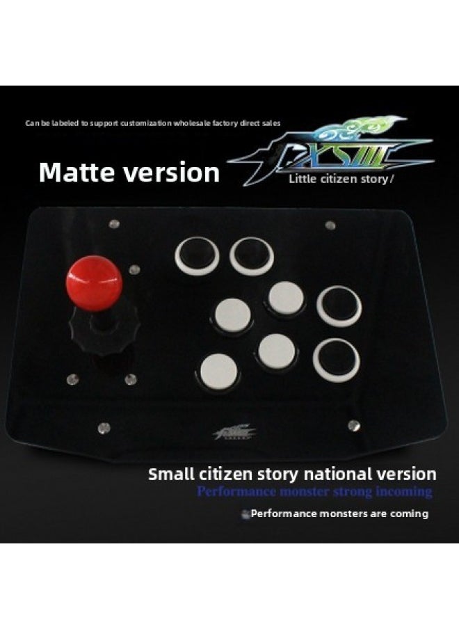No Delay Arcade Rocker Computer Rocker USB Game Rocker 97 King Of Fighters Game Console Handle Send Accessories-Product Color:02 Bright Red Computer Version  - Image 3