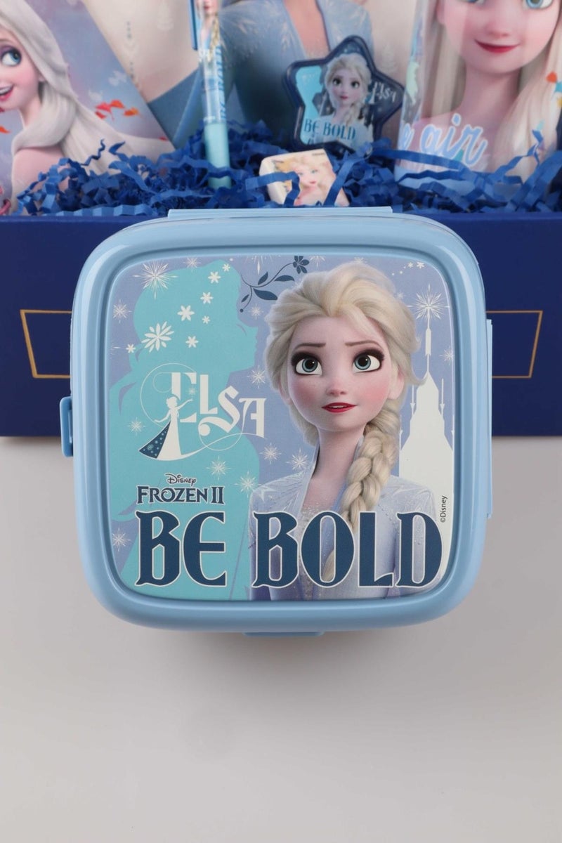 Elsa Dekomus Licensed Gift Box Special Boxed " 's Blue School Journey" Stationery and Dinner Set  - Image 2