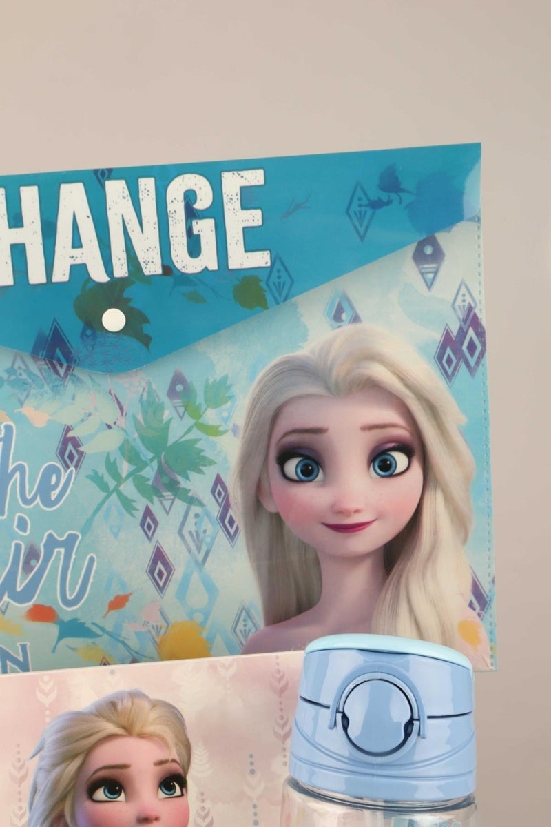 Elsa Dekomus Licensed Gift Box Special Boxed " 's Blue School Journey" Stationery and Dinner Set  - Image 5