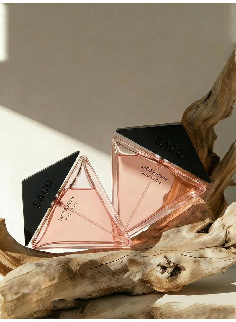 SACO Floral and Fruity Notes For Women's Perfume /Gift Box Packaging, the perfect gift choice. - Image 3