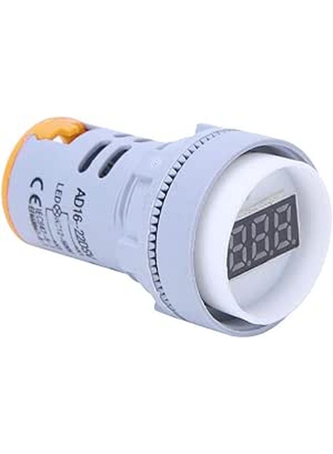 عرض LED رقمي أصفر لعداد الجهد المتردد 500 فولت مع توصيل لولبي بـ 5 ألوان وعمر تشغيل 100000 ساعة - Image 1