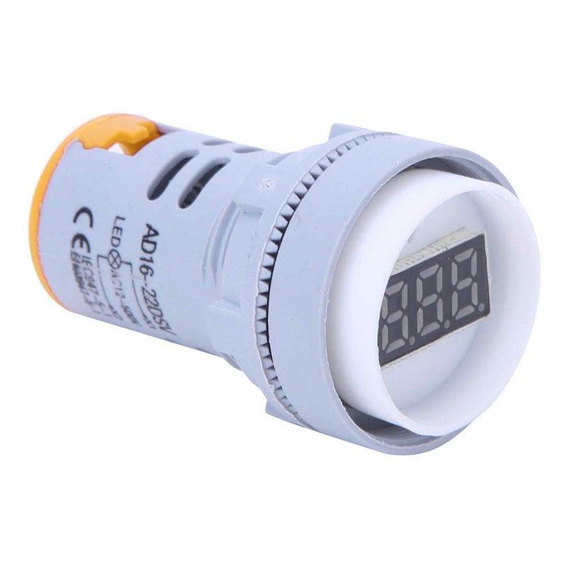 عرض LED رقمي أصفر لعداد الجهد المتردد 500 فولت مع توصيل لولبي بـ 5 ألوان وعمر تشغيل 100000 ساعة - Image 2