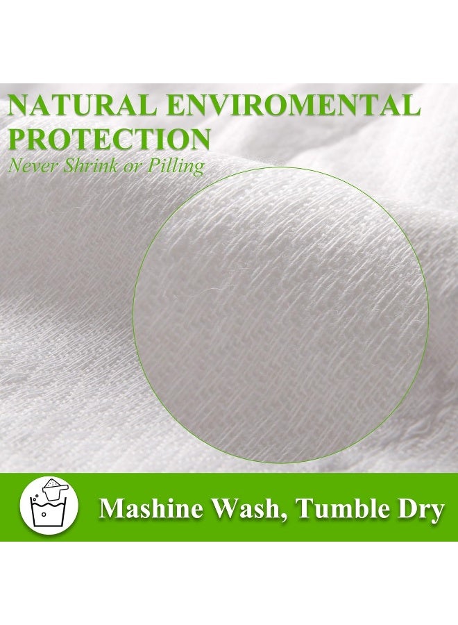 Fasoar Cloth Diapers Prefold Covers 6 Pack - 6 ply 100% Unbleached Cotton, Thick Washable Absorbent Diaper Covers for Babies and Toddlers Multi-Use (10-35 lbs) 6 Pack - Image 4