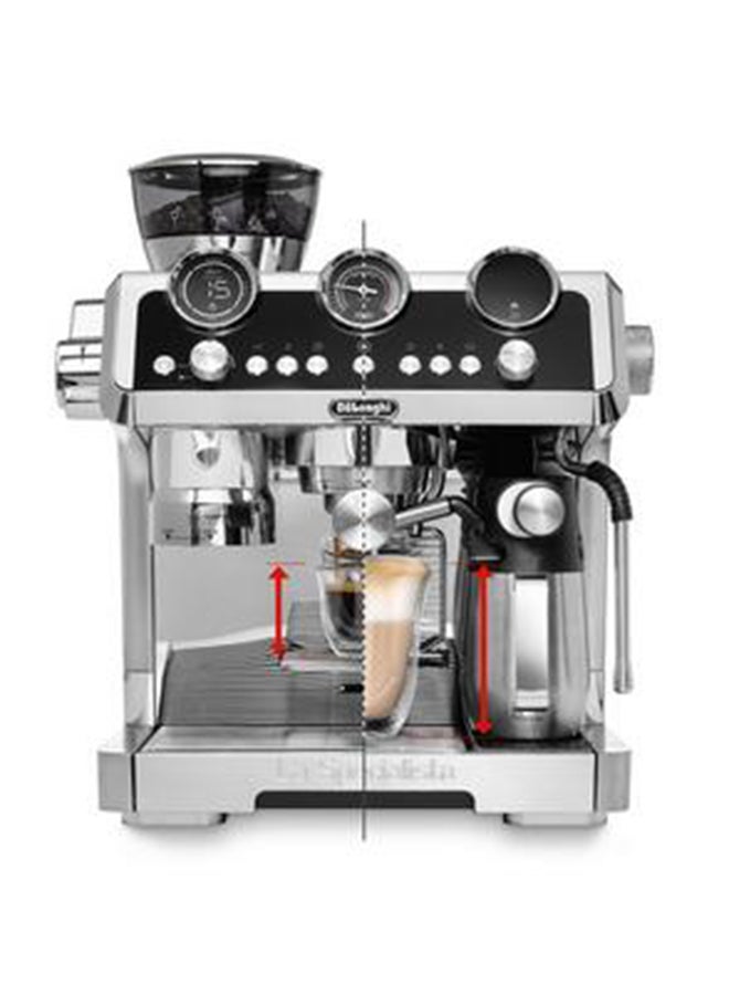 De'Longhi La Specialista, Maestro Pump Espresso coffee machine, Dual Milk System, Grinding Sensor Technology, 19 Bar, 2.5 L 1450 W EC9665.M Silver - Image 3