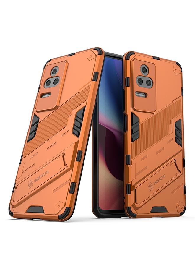 The Bros Case For Xiaomi Redmi K50 Pro Punk Armor 2 in 1 PC + TPU Shockproof Phone Case with Holder