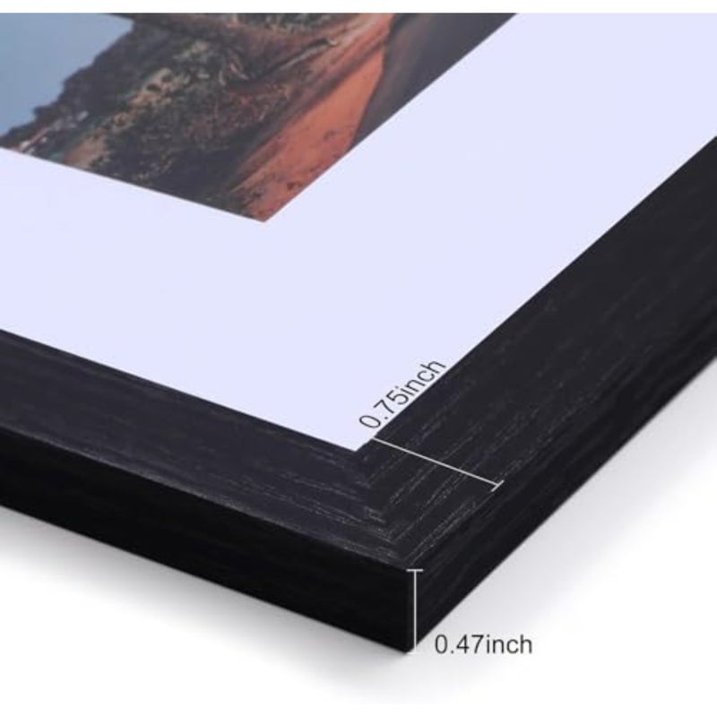 10 Pack Picture Frames Collage Wall Decor, Gallery Wall Frame Set for Wall or Tabletop Display, Multi Sizes with Two 8x10, Four 5x7, and Four 4x6 Photo Frames, Black - Image 5