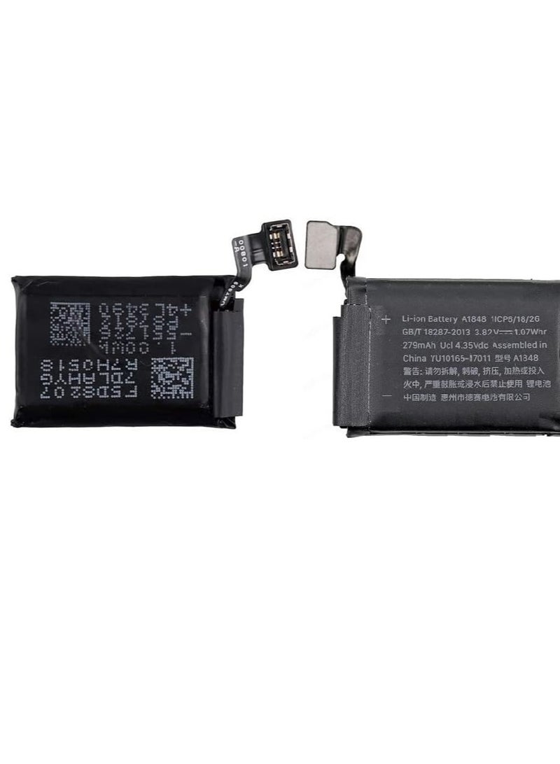 بطارية بديلة A1848 متوافقة مع Apple Watch Series 3 مقاس 38 مم - Image 1
