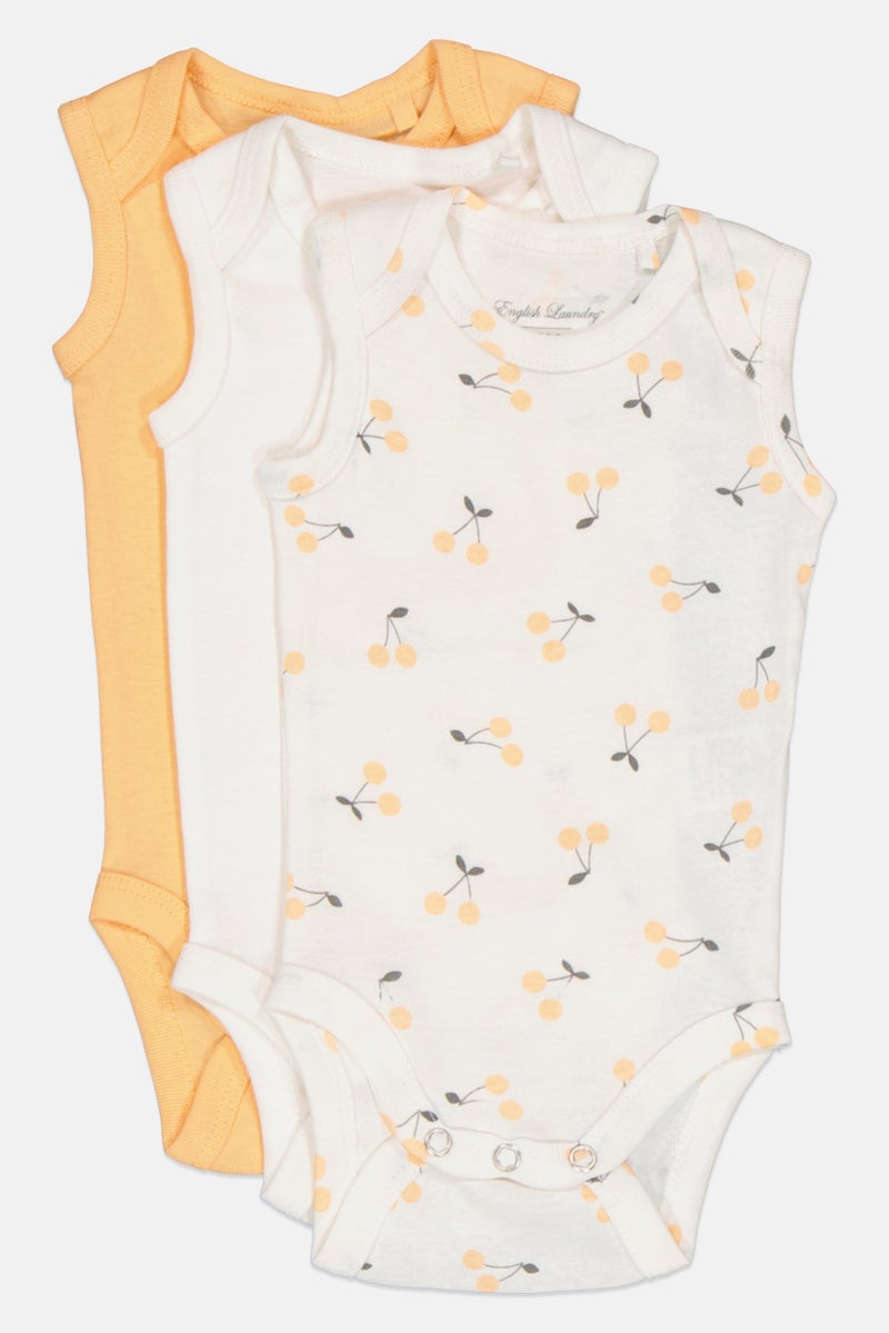 English Laundry Toddlers Boy 3 Piece Sleeveless Graphic Print Bodysuits, Multicolor - Image 4