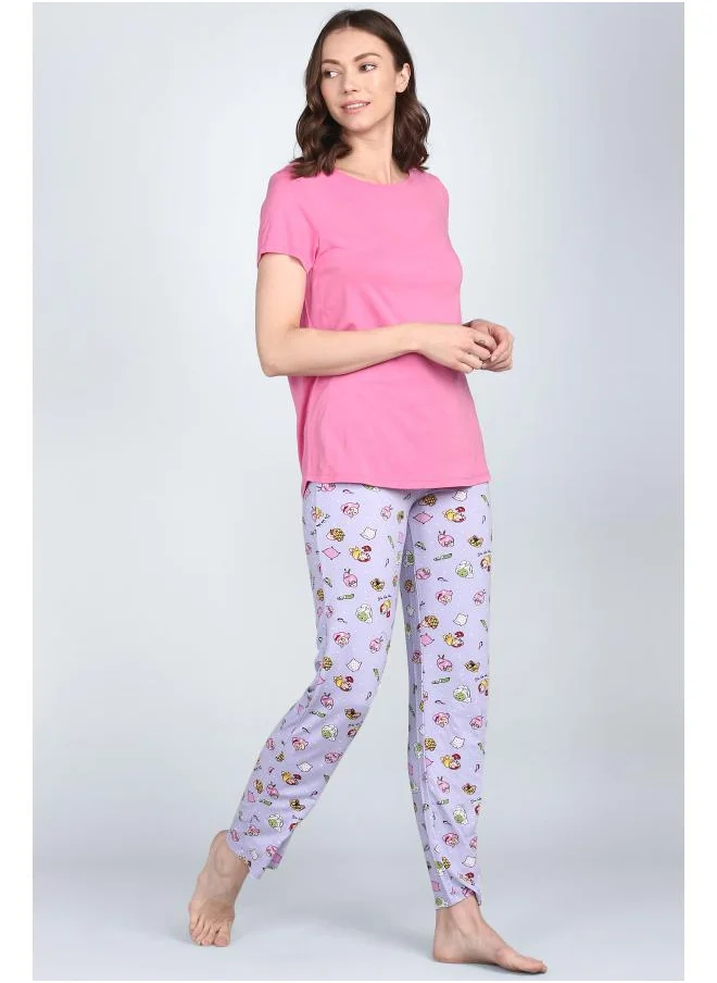 NeceSera Hearty Pink Pajama Set
