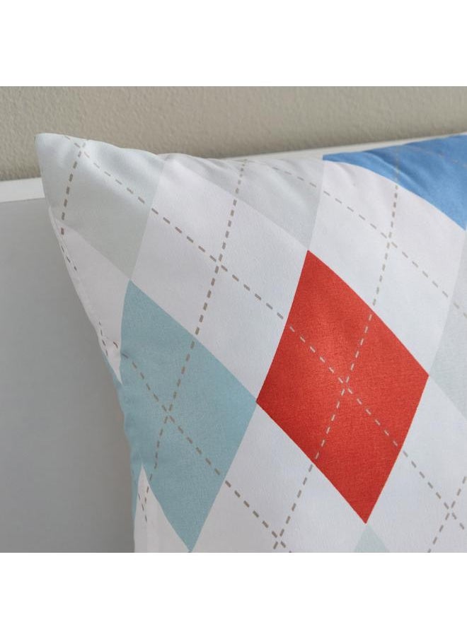 Nora Plaid Reversible Filled Cushion 40X40 Cm  - Image 2