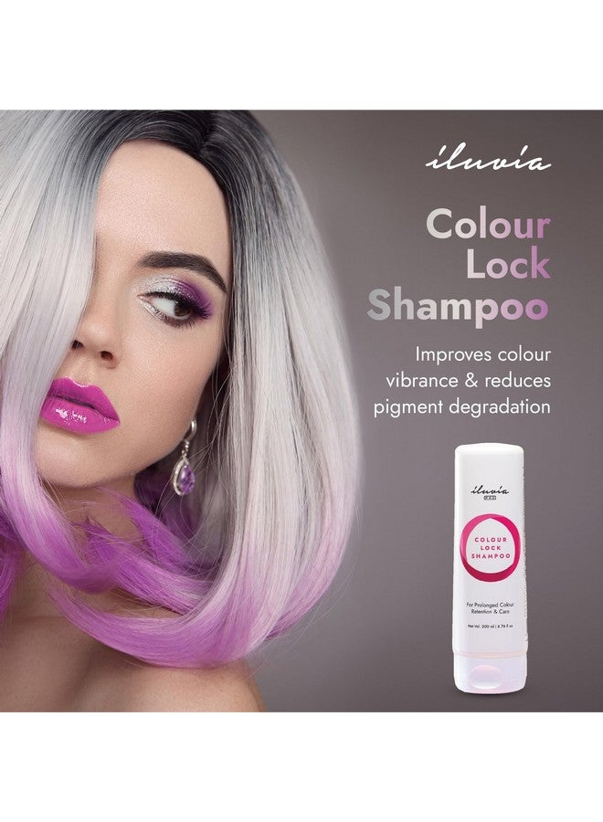 iluvia Colour Lock Shampoo For Post-White Colour Care & Colour Protection (Suitable For Colour Treated Hair) | Sulfate Free | Phthalate Free | Paraben Free | Vegan (200Ml, 782090) - Image 4