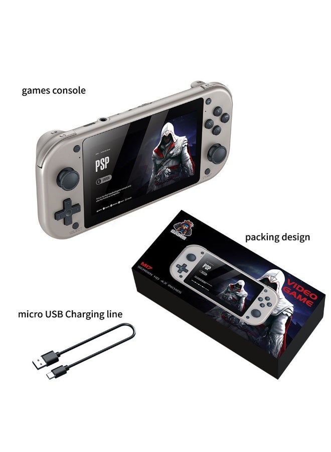 Portable game console with 4.3-inch 4K high-definition wireless feature, featuring a retro and nostalgic PSP arcade game machine. - Image 2