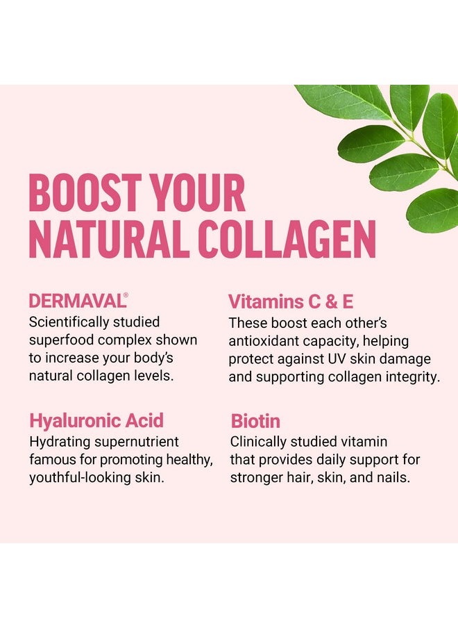 Force Factor Force Factor Collagen Boosting Superfoods, Vegan Collagen Booster for Women, with Biotin, Hyaluronic Acid, and Vitamin C, for Hair, Skin, Nails, & Joint Support, Tropical Fruit, 60 Soft Chews  - Image 3