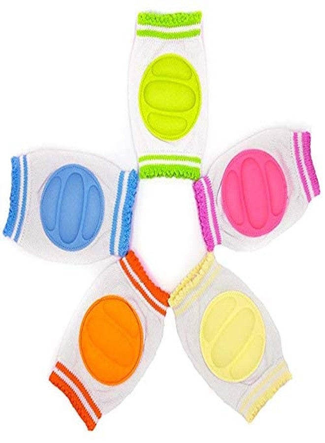 Home Stuffs Baby Knee Pads for Crawling, Toddlers, Infant, Girl, Elbow Safety Protector, Stretchable Anti-Slip Padded Elastic Soft Cotton Support Protector Knee Cap for Kids (Multi-Color) - Image 4