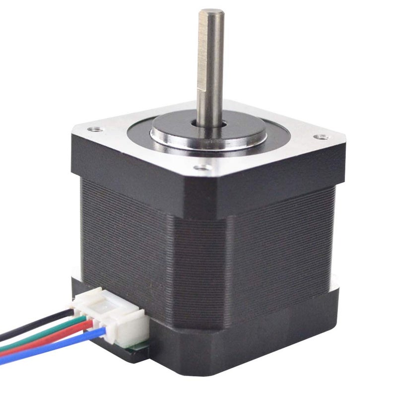 STEPPERONLINE 3PCS Nema 17 Stepper Motor 1.5A 12V 45Ncm (63.74oz.in) 4-Lead 39mm Body W/ 1m Cable and Connector for DIY CNC/ 3D Printer/Extruder - Image 3