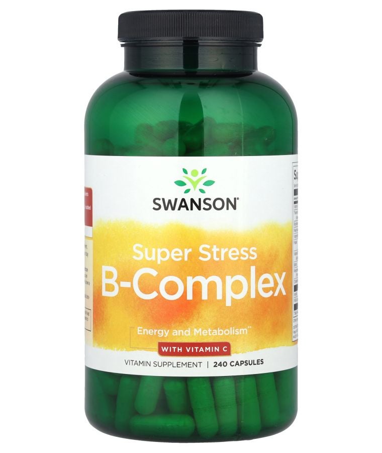 Super Stress B-Complex With Vitamin C 240 Capsules