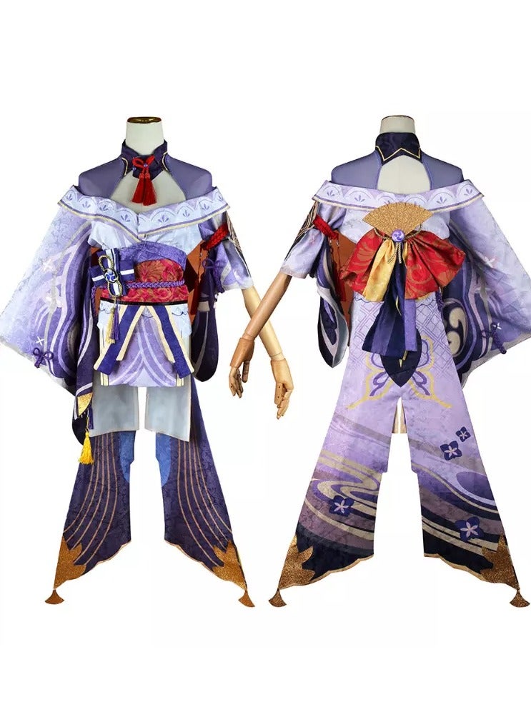 Mofu Raiden Shog"Raiden Shogun costume from Genshin Impact – 13 complete pieces crafted with precision and comfortable polyester fabric un Cosplay - Image 3