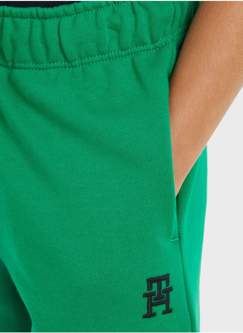 TOMMY HILFIGER Kids Monogram Sweat Shorts  - Image 3
