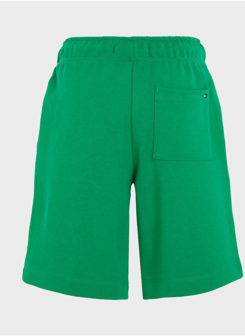 TOMMY HILFIGER Kids Monogram Sweat Shorts  - Image 4