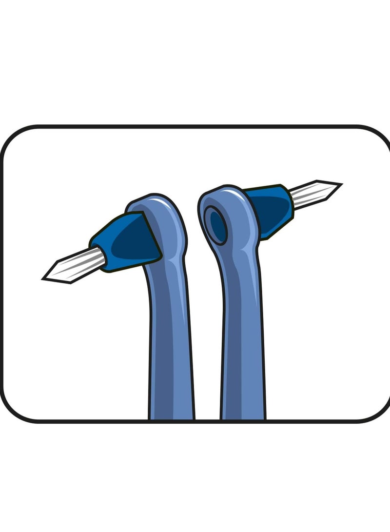 Tepe Medium Soft Toothbrush Designed for Cleaning Hard-to-Reach Areas, Such as Molars, Gum Pockets, and Gaps Between Teeth – 1 Handle with 12 Replaceable Brush Heads - Image 5