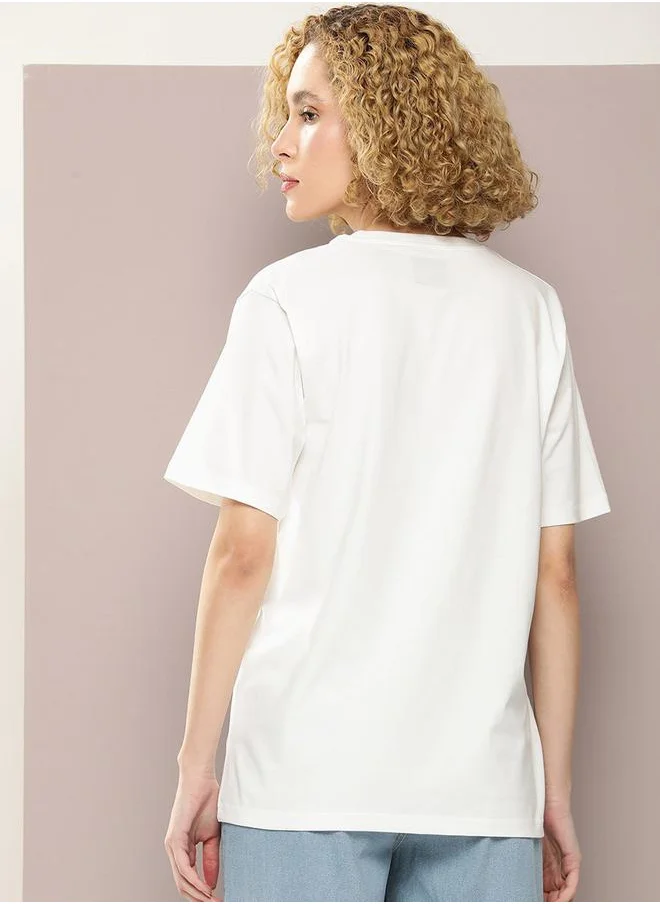 ديلينجر Oversized Majeste Graphic Print T-Shirt by Styli