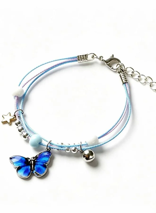 Take Two  Butterfly Charm Layered Bracelet for Women | Best Price UAE