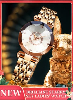 SENO A lady's charm quartz watch with a stainless steel band and diamond-studded dial, it's a simple, stylish, and luxurious timepiece for women.  - Image 1