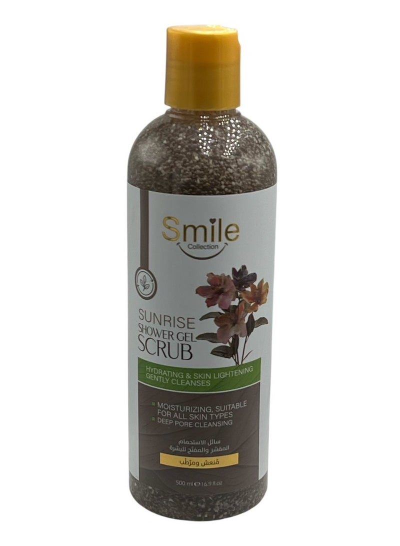 Smile sunrise shower gel scrub 500 ml