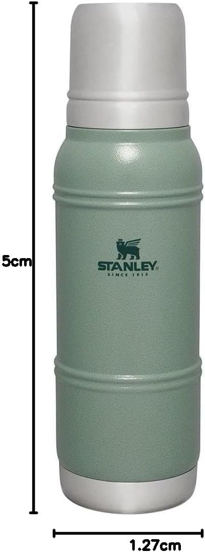 STANLEY Artisan Thermal Bottle 1.0L - Hammertone Green - 35 Hours Hot & 37 Hours Cold - Image 4
