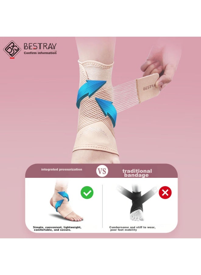 Bestray 3d Women's Ultra-thin Ankle Brace, Anti-sprain Foot Support, Running Sports Wrist Rehabilitation Protection Fixation Brace - Image 2