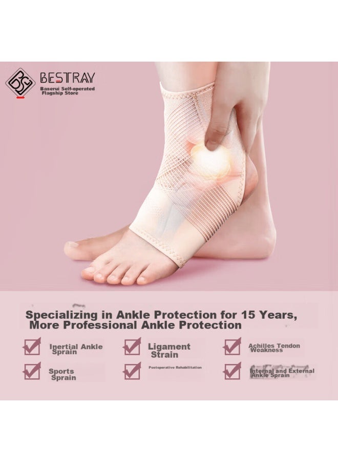 Bestray 3d Women's Ultra-thin Ankle Brace, Anti-sprain Foot Support, Running Sports Wrist Rehabilitation Protection Fixation Brace - Image 3